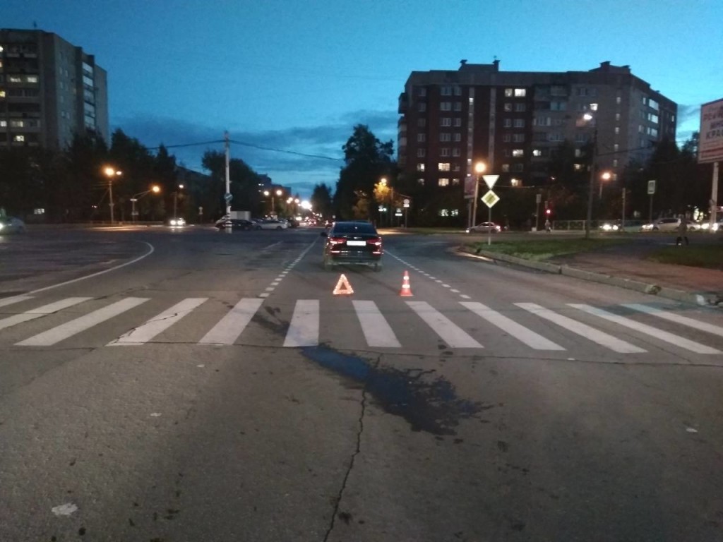 Опубликовано фото ДТП: в Череповце на пешеходном переходе сбили 11-летнего ребёнка (ФОТО)