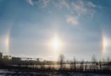 Сегодня утром над Череповцом наблюдалось необычное оптическое явление (ФОТО)