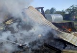 В Череповце полностью выгорела дача в СНТ «Аммофос №1»
