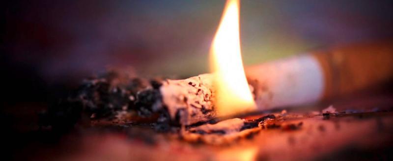 Под Белозерском курильщик погиб в крупном пожаре