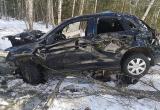 Невнимательный водитель иномарки вылетел в кювет на федеральной трассе в Вологодской области
