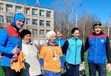 Конькобежка Евгения Лаленкова провела зарядку для жителей Череповца
