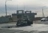 В Вологодской области легковой автомобиль с пассажирами загорелся после столкновения