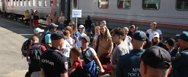 В Череповецкий район прибыли 60 детей из Луганской народной республики