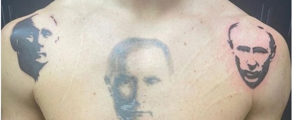 Сергей Полунин похвастался новой татуировкой с Путиным