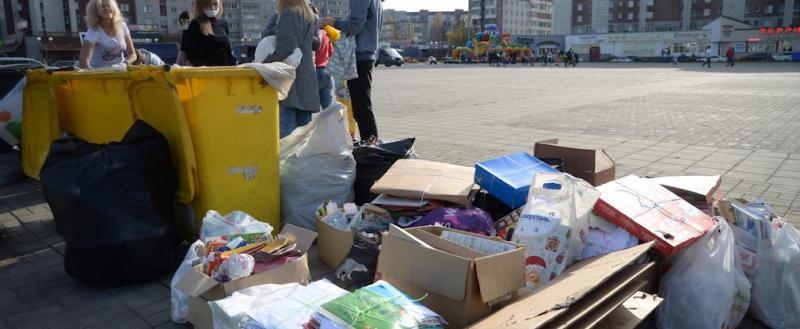 195 кг пластика собрали за минувшие выходные череповецкие активисты