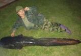 Череповчанка поймала 33-килограммового сома в Рыбинском водохранилище