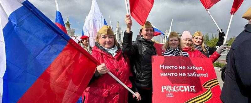 Вологодская область приняла участие в шествии молодежных оркестров, посвященном празднованию Дня Победы в Москве