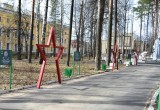 Звезды Победы установили местные жители в Бабаеве