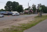 На Кирилловском шоссе мотоциклист сбил пешехода