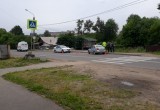 На Кирилловском шоссе мотоциклист сбил пешехода
