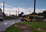 В Череповце девушка на «Хонде» протаранила пассажирский автобус
