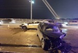 Жёсткое ДТП между KIA и BMW парализовало Октябрьский мост Череповца