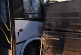 В Вологодском районе автобус столкнулся с большегрузом: пострадали четверо