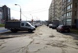 Череповчане в ужасе от состояния тротуара на проспекте Победы