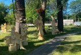 Зрительское голосование фестиваля деревянных скульптур в Череповце выиграла команда из Сергиева Посада