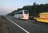 В жуткую аварию под Владимиром попал ночью туристический автобус из Вологды