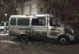 «Газель» сгорела в Индустриальном районе Череповца