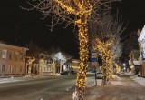 Мэр Череповца показал новогоднее убранство на Советском проспекте