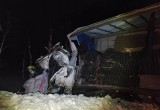 В смертельной аварии под Вытегрой столкнулись два грузовика