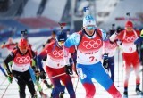 Мужская сборная России по биатлону заняла третье место в олимпийской эстафете