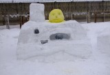 В Череповецком СИЗО прошел конкурс снежных и ледяных фигур