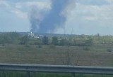 Вблизи российско-украинской границы произошел пожар на объекте Минобороны