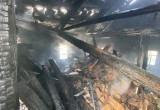 Два деревянных дома сгорели накануне под Череповцом