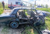 Под Великим Устюгом водитель легковушки налетел на столб: погибла пассажирка