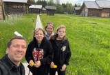 Известный актер Андрей Мерзликин посетил Вологодскую область вместе с семьей