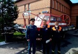 Спасательная служба Череповца получила новое судно на воздушное подушке