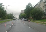 В Череповце байкер попал в больницу после столкновения с "Газелью"