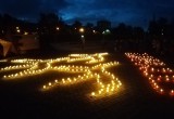 В Череповце сегодня ночью зажгли "Свечу памяти"