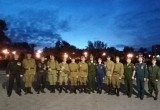 В Череповце сегодня ночью зажгли "Свечу памяти"