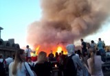 Ушла эпоха: в Вологде сгорел речной вокзал