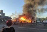 Ушла эпоха: в Вологде сгорел речной вокзал