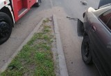 В Череповце на проспекте Победы произошла очередная авария с участием мотоциклиста