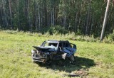 Пожилой водитель иномарки погиб после лобового столкновения на федеральной трассе под Устюжной