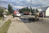 В Грязовце после столкновения с иномаркой пострадал 17-летний водитель мопеда