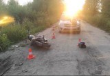 Под Череповцом подросток получил травмы после падения с мотоцикла