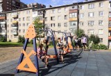 Еще пять детских площадок открыли в двух районах Череповца