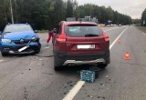Пассажир пострадал после столкновения двух легковушек на федеральной трассе под Череповцом