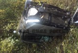 Под Череповцом пенсионер на иномарке вылетел в кювет и перевернулся
