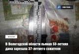 В Вологодской области пьяная 53-летняя дама зарезала 37-летнего сожителя
