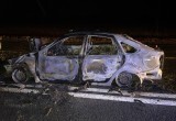 Два автомобиля полностью сгорели после аварии в Вологодском районе, есть пострадавший