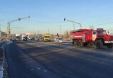 Женщину увезли в больницу после столкновения трех автомобилей в Заягорбском районе Череповца