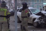 Девушка за рулем иномарки погибла в крупной аварии в центре Вологды