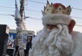Жители Череповца встретили сказочный поезд Деда Мороза