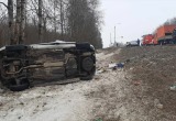 Водитель иномарки вылетел в кювет и погиб на федеральной трассе в Вологодской области