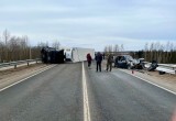 На федеральной трассе между Вологдой и Череповцом перекрыто движение из-за смертельной аварии
